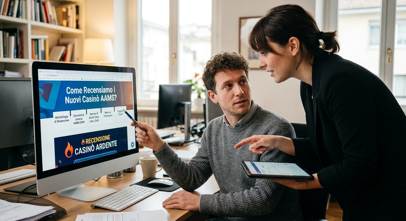 Come Recensiamo i Nuovi Casinò AAMS? - casino ardente