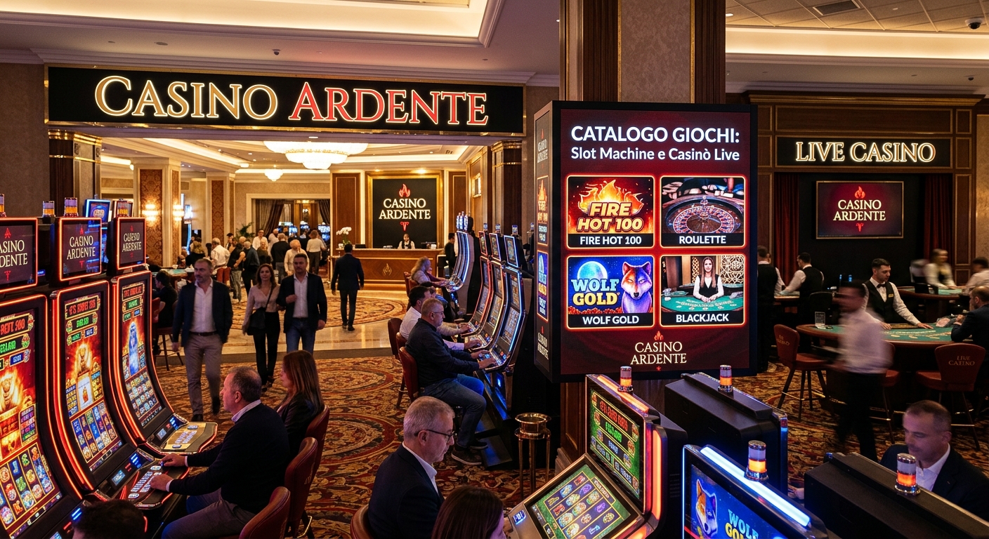 Catalogo Giochi: Slot Machine e Casinò Live - casino ardente